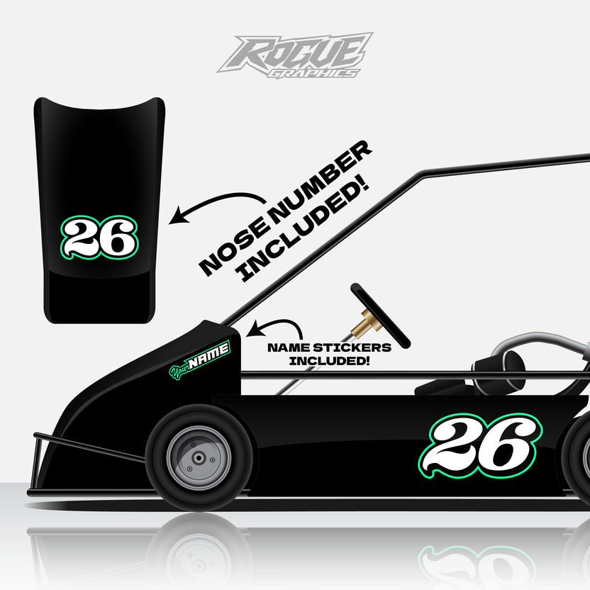 Champ Kart Number Kit – Rogue Graphics